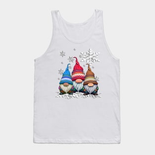 Cute Winter Gnomes Tank Top